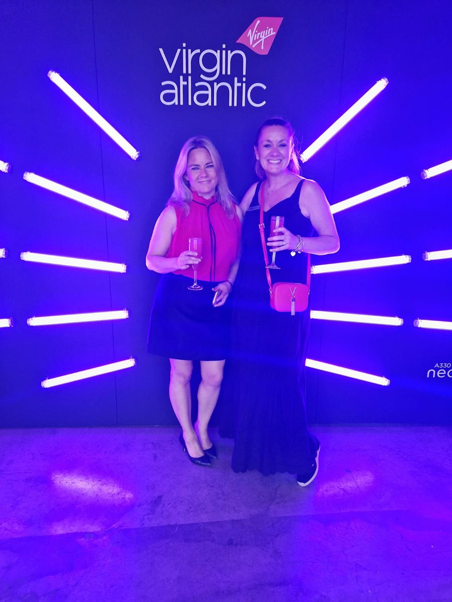 inflightmag's tweet photo. Attending @VirginAtlantic showcase of their new fleet of A330Neos, feeling the anticipation and excitement building.
#InflightHMG #aircraftlaunch #aircraftinteriors #innovation https://t.co/XV81WKlbt8