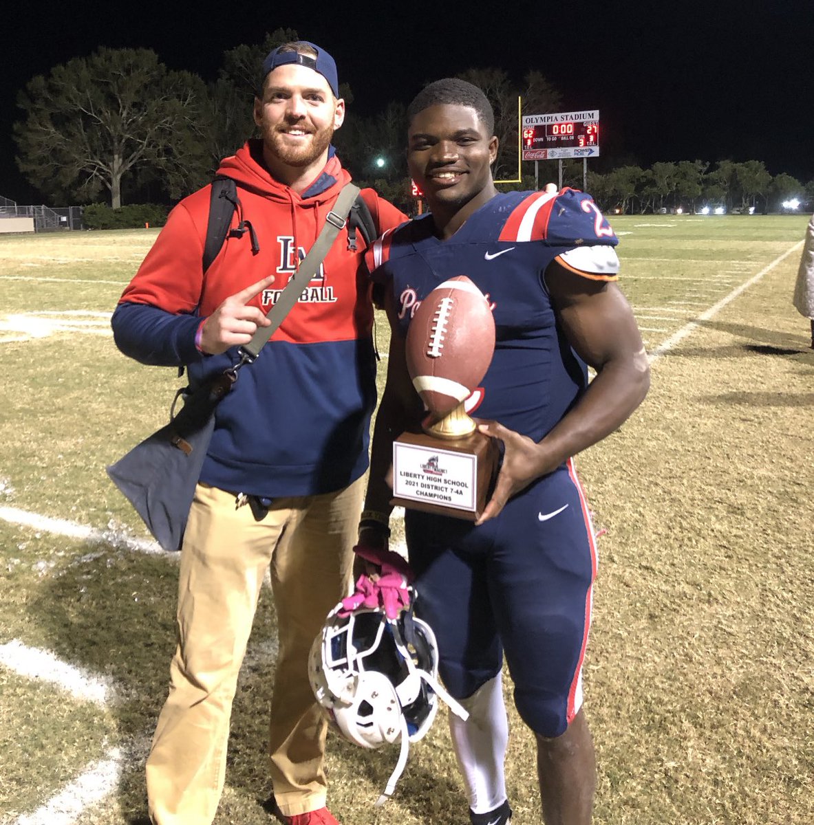 GastJoshua's tweet photo. What a journey since day 1 at Liberty! You’ve earned every bit of the success @Kaleb_TheGreat now I can’t wait to see what you do at the next level.🟣🟡#GeauxTigers #WDTF #KJ2K https://t.co/AGUGDcSb69
