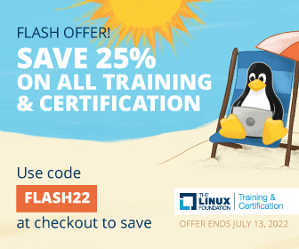 *Save 25% on Training Courses &amp; Certifications @ The Linux Foundation!*
Two-days Only: July 12-13, 2022

Offer Link: shareasale.com/r.cfm?b=734319…

#linux #devops #kubernetes #microservices #docker #blockchain #hyperledger #certification #cloudnative #containers #nodejs #opensource