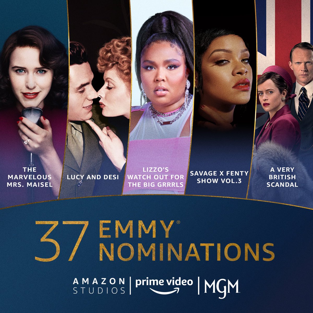 Congrats to all of our nominees! #EmmyNoms