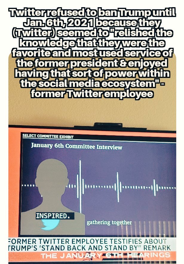 ifudontlike2bad's tweet photo. #TwitterIsComplicit
#Jan6thHearings
๐ป๐ป๐ป๐ป๐ป๐ป๐ป๐ป๐ป๐๐๐ https://t.co/WPgRIYcEdJ
