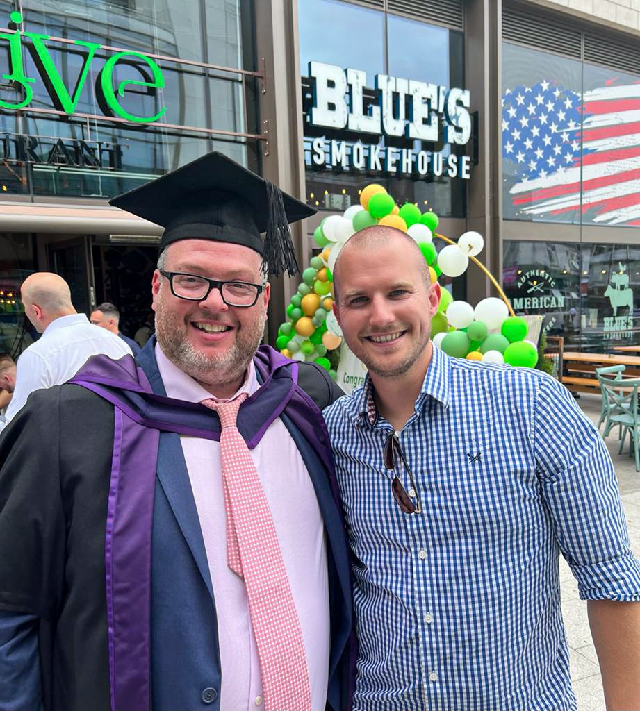 MWHickling's tweet photo. Congratulations to my MSc project student @compliance4buildings on graduating today. You achieved all this through the challenges of hybrid learning, running a business and maintaining time for family life. Great work and a great bloke! #mscthesis #acoustics #solentuniversity https://t.co/MCtz7U7Epw