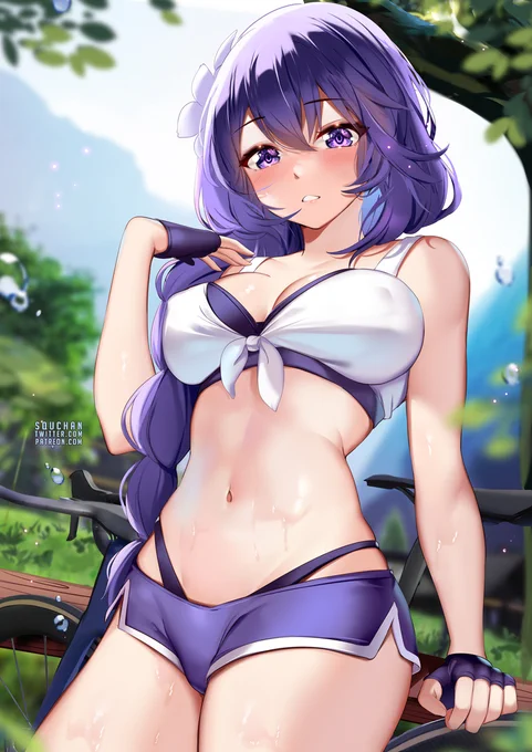 Bike hike with Raiden Shogun~ 

#原神 #GenshinImpact 