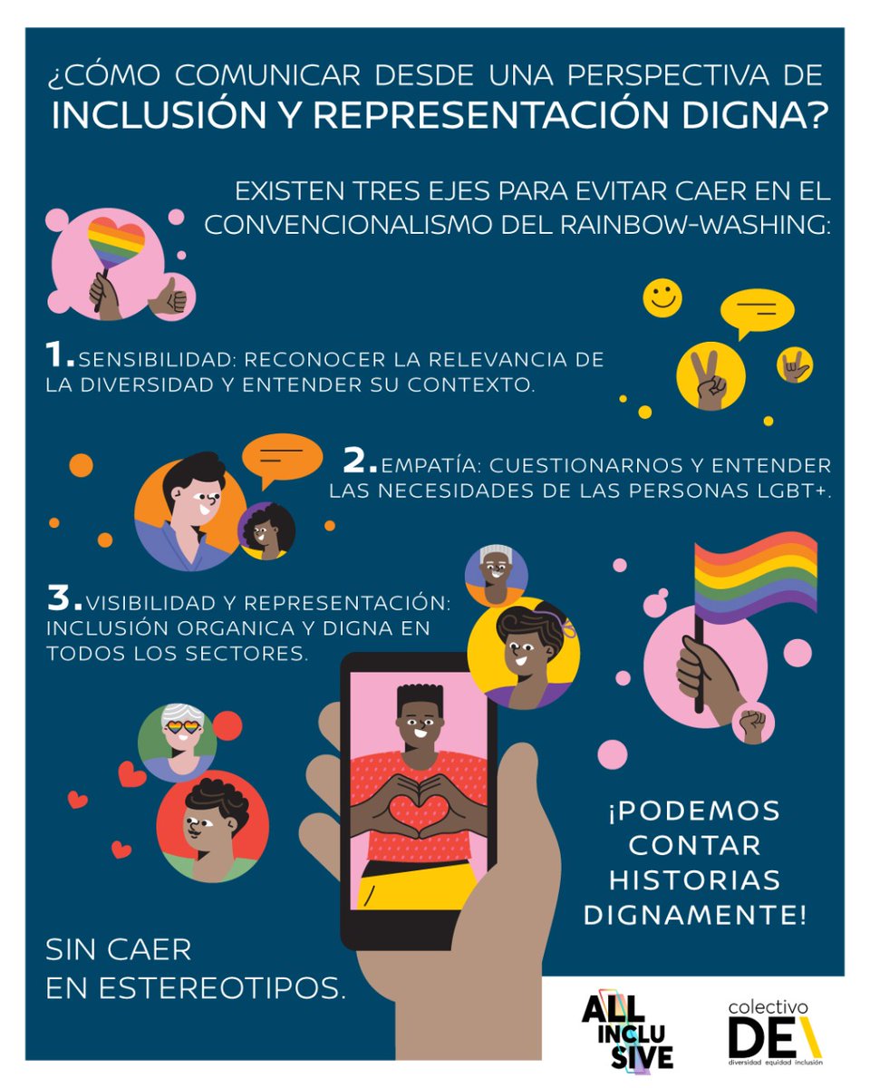 Más inclusión y menos Rainbow-Washing es la clave para contar las historias que tienen que ver con la comunidad LGBT+ dignamente. 👇