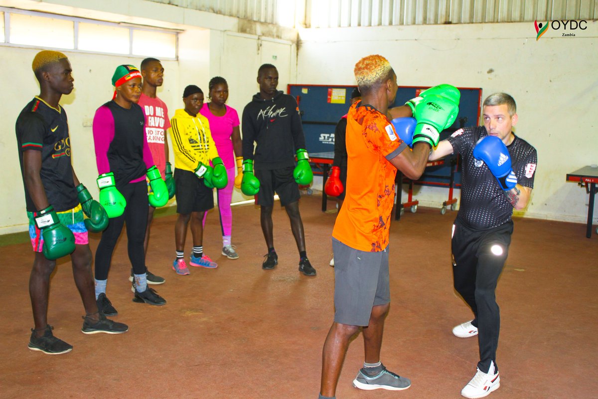 OYDCZambia's tweet photo. Judo and boxing athletes part of team Zambia currently camped at OYDC training on Tuesday morning in preparation for the 2022 Commonwealth Games. 
The team is expected to depart for Durham for the international pre-games camp at the University of Durham on the 15th of July. https://t.co/s7jTIp9PrK