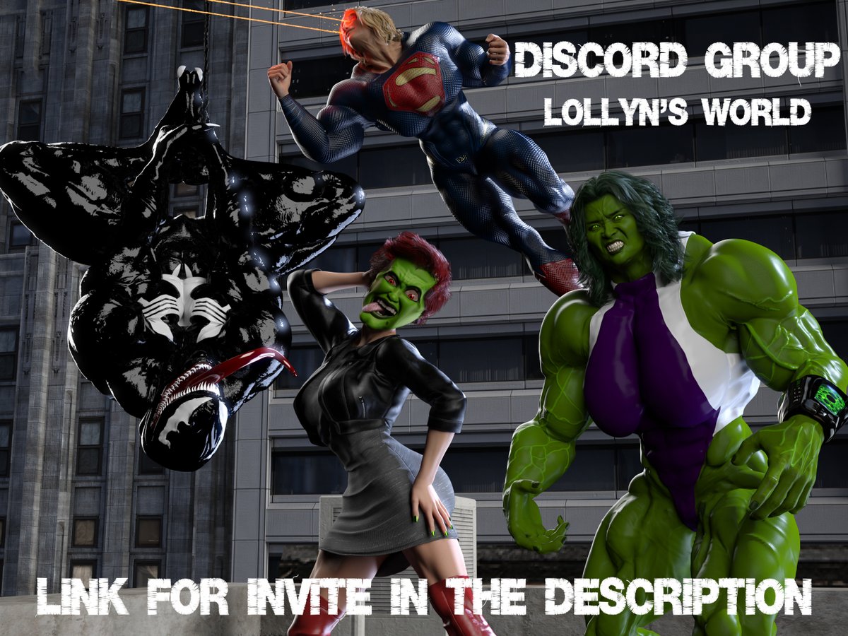 lollyn96's tweet photo. Hello everyone Lollynn96 here!
In this new discord server you will be able to see any category ( The Mask, Symbiote, The Hulk, The Super Heroines) and make suggestion about my work ! Hope to see you all there

https://t.co/J7RFON3tC7 https://t.co/VIj6Hrk3Rd