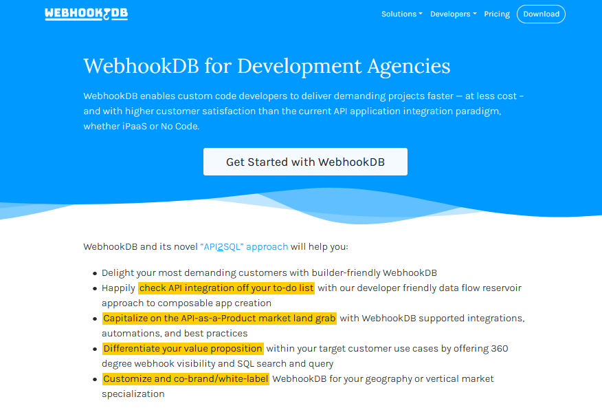 WebhookDB Evangelist tweet media