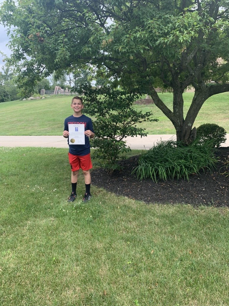 Congratulations to Triadelphia Middle School student Jaxon Anderson on winning the Stifel Award!!!
#TogetherWeAchieve
