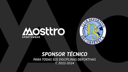 decorsenecaFS's tweet photo. 🫱🏼‍🫲🏾 𝐴𝑐𝑢𝑒𝑟𝑑𝑜 𝑑𝑒 𝑐𝑜𝑙𝑎𝑏𝑜𝑟𝑎𝑐𝑖𝑜́𝑛 con la marca @MosttroSports 

🔗 @MosttroSports será sponsor técnico para todas nuestras disciplinas deportivas para las próximas temporadas. 
T. 2022-2024

#somosdecorséneca 💛💙 #únetealamarillo 
#CDdecoseneca https://t.co/rE0b13HkEW