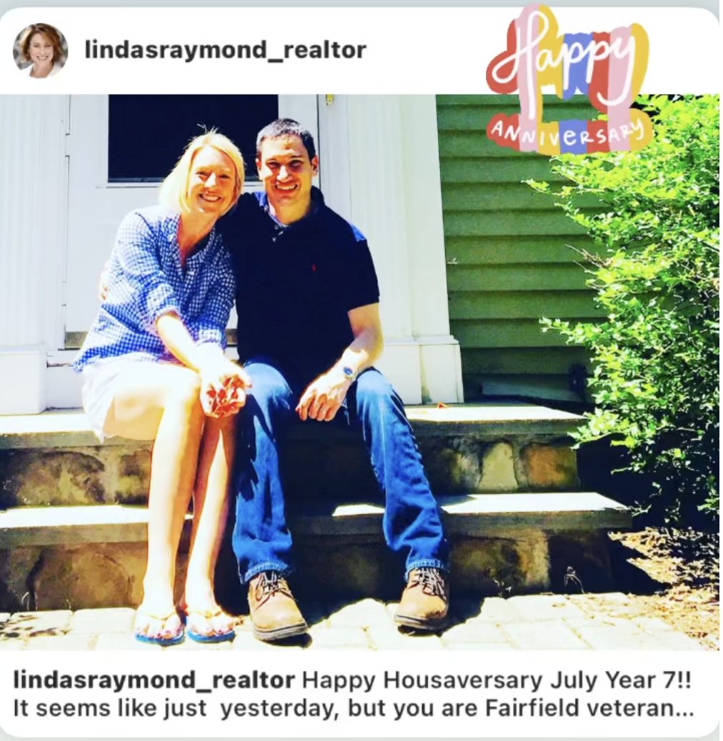 LindaSRaymond's tweet image. Happy July Housaversary Year 7! It seems like just yesterday, but you are Fairfield veterans now! ❤️

#buyersarebuying 
#sellersareselling 
#fairfieldctrealestate 
#westportctrealestate 
#lindaraymondrealtor
#yourcastlemymission