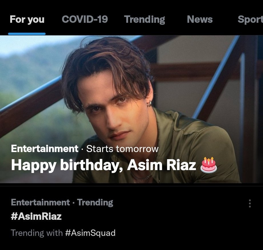 AsimSquadd's tweet photo. Happy birthday! Your life is just about to pick up speed and blast off into the stratosphere. Wear a seat belt and be sure to enjoy the journey. Happy birthday champ @imrealasim 

#HappyBirthdayAsimRiaz https://t.co/JfQ3RdhX2a