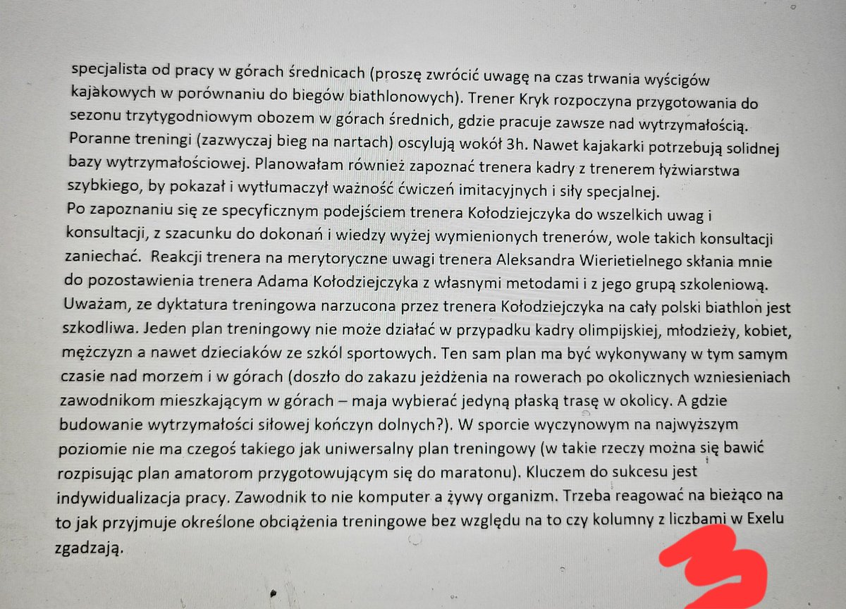 Coś tak czułam w maju, że trzeba zebrać wszystkie uwagi i wysłać do Prezesa:) Deprymowanie innych ma pan Kołodziejczyk we krwi. I tak będzie sobie manipulował faktami, by znów zostać w związku.  Nic to, że zawodnicy absolutnie nie chcą z nim pracować.  Ważne, by trwać😇👍 1/2