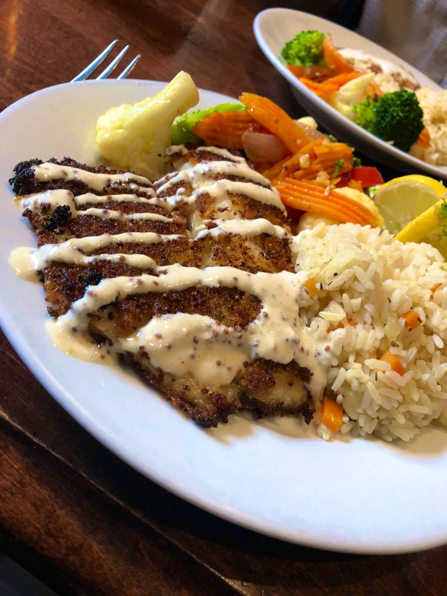 JosephBrooksPA's tweet photo. The horseradish pancetta tilapia at Race Street Cafe? Get it. #LunchTips https://t.co/9hBaixFCNK