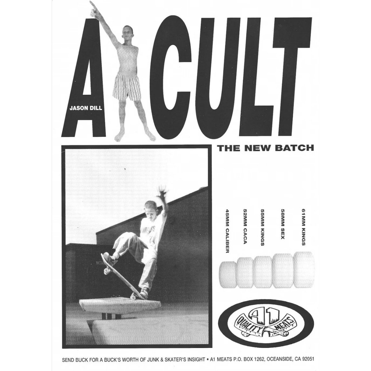 milaya_sf's tweet photo. "Send buck for a buck's worth of junk & skater's insight"
Jason Dill/A1 Meats, '91 💥
#styleinspo #skateclothing #skatewear #skateordie #skateanddestroy #skateandenjoy #90s #90snostalgia #thrasher #thrashermagazine #transworldsports #transworldmagazine #jasondill #a1meats https://t.co/sVt79wacmq