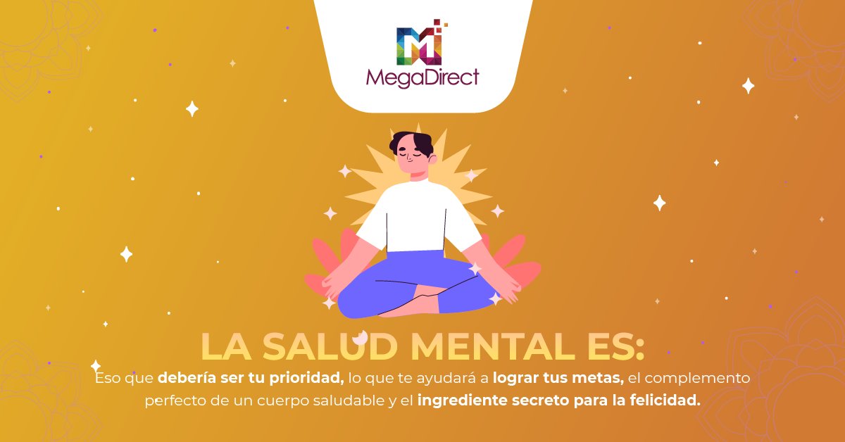 megadirect_of's tweet photo. Prioriza siempre tu salud mental, aprende a cuidar de ti en todos los aspectos de tu vida.
#SaludMental #Cuidado #Autoestima #MegaDirect #Vida #Metas #Felicidad https://t.co/X4ZaolY7wK