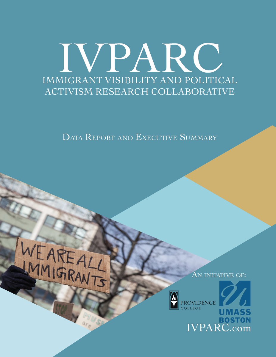 The Immigrant Visibility and Political Activism Research Collaborative published a data report in June 2022 that outlines preliminary research findings from U.S. survey data. (1/3)
