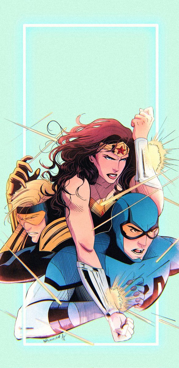 its_me_M4ri's tweet photo. Lineart by me and colors by @Roanna_0
Free to download and use as wallpaper! Enjoy S2
#wonderwoman #boostergold #bluebeetle #dccomics #fanart #tweet #art #ArtistOnTwitter #dianaprince #michaeljoncarter #tedkord #justiceleague #wallpaper #lockscreen https://t.co/wnbCDhZX14