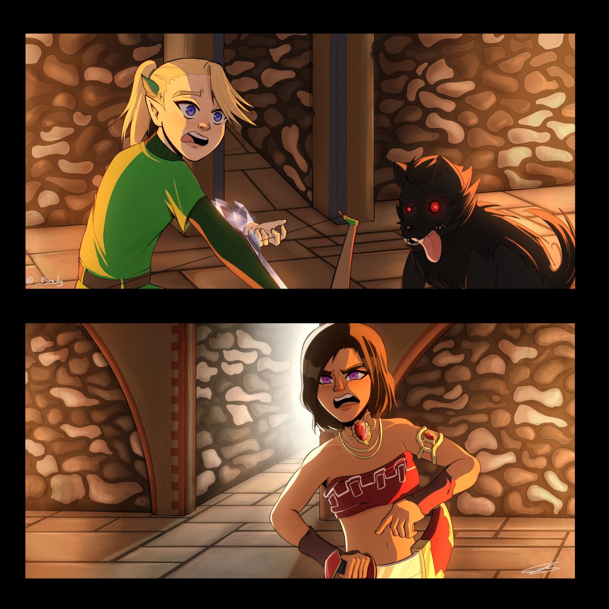 Eldergod_a's tweet photo. Salut moi c'est Océane, je fais des études de Concept Art #PortfolioDay https://t.co/A6d9PszqK6