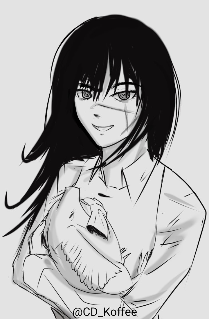 CD_Koffee's tweet photo. After reading the new chapter,i felt like drawing the new characters.
#chainsawman #chainsawmanpart2 #digitalart #ibisPaintX #fanart #tatsukifujimoto #chicken #Mitaka https://t.co/BHI86qdD07