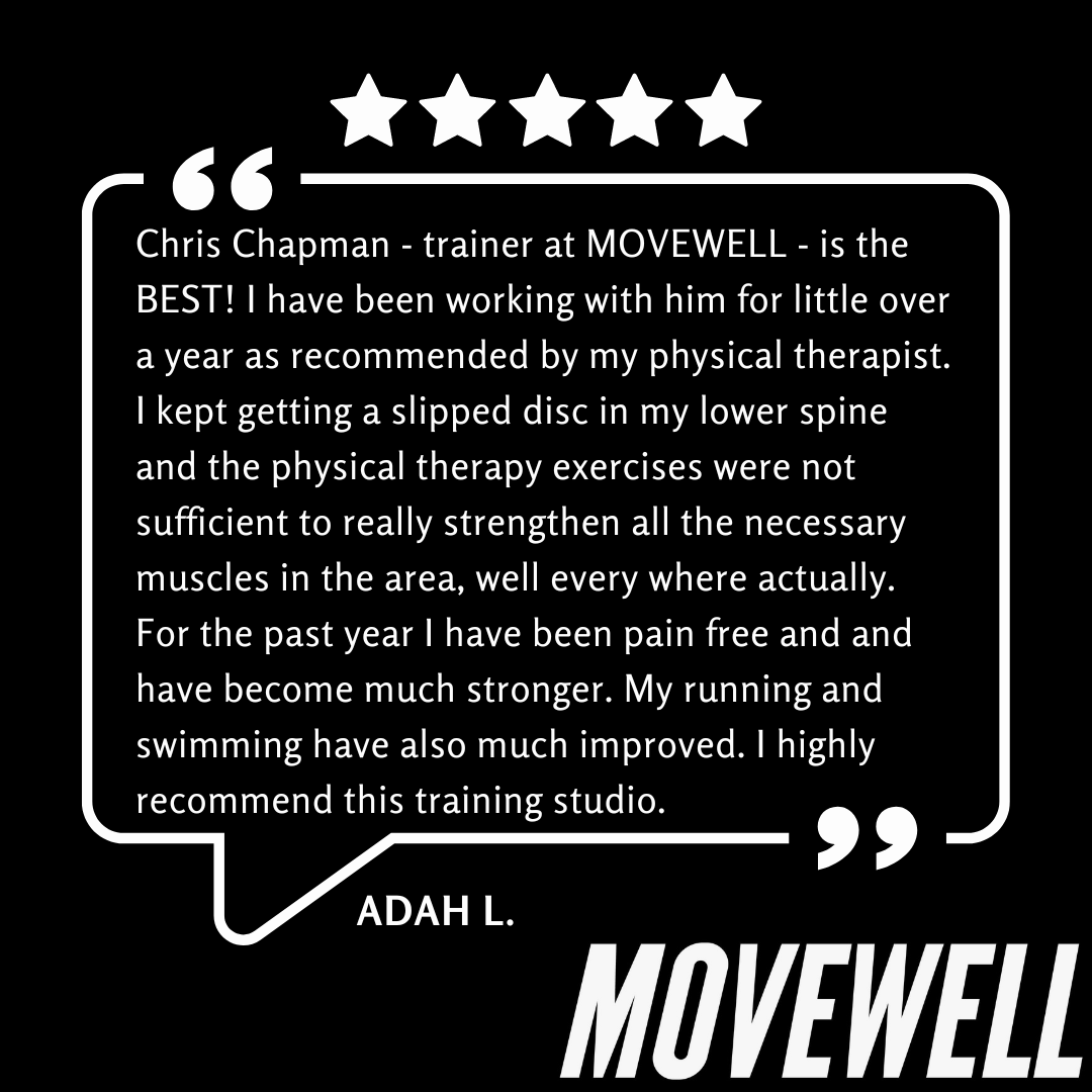 MOVEWELLIOWA's tweet photo. @CmanMovewell #testmonial #review #ankeny #desmoines #movewelliowa #movewell #movewellia #pain #posture #performance #strength #5stars https://t.co/mUKICTqQO8