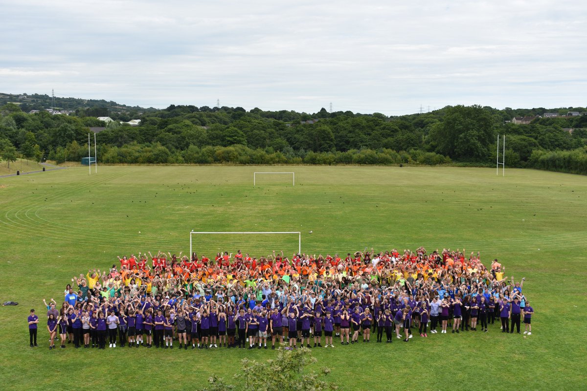 Ending our day of discovery with our very own human rainbow. A huge thank you to the staff for their coordination skills and Mrs James for her wonderful photography!  Da iawn pawb! <a href="/CCYD_school/">CCYD</a>