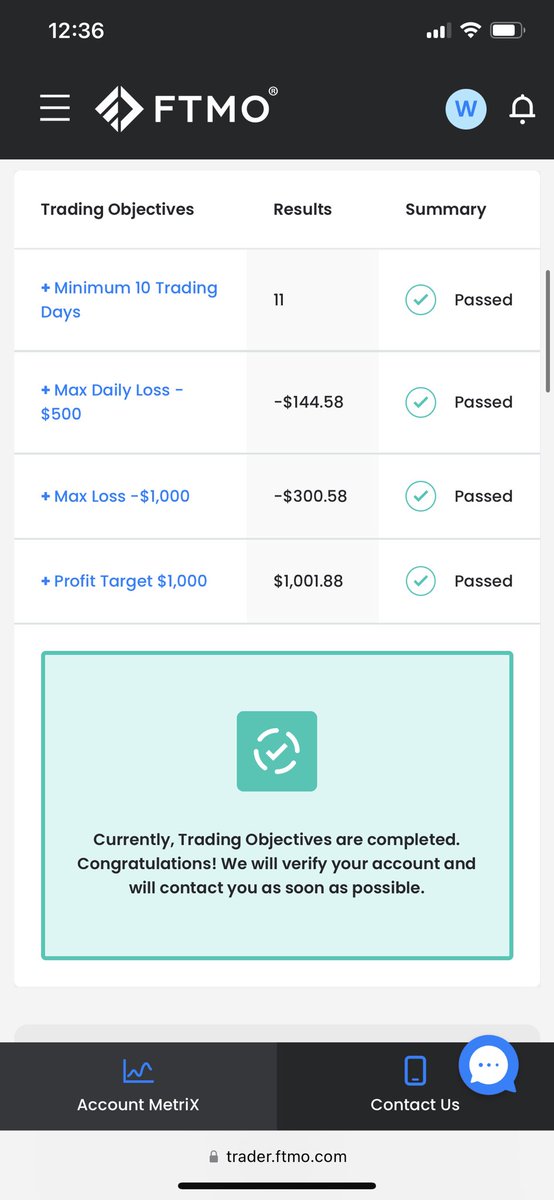 BrysonForex420's tweet photo. Another passed #FTMO account ✅ make a plan and stick to it 💯 #forex #forextrader #MONEY #investor #ftmo https://t.co/RWR41QtDUM