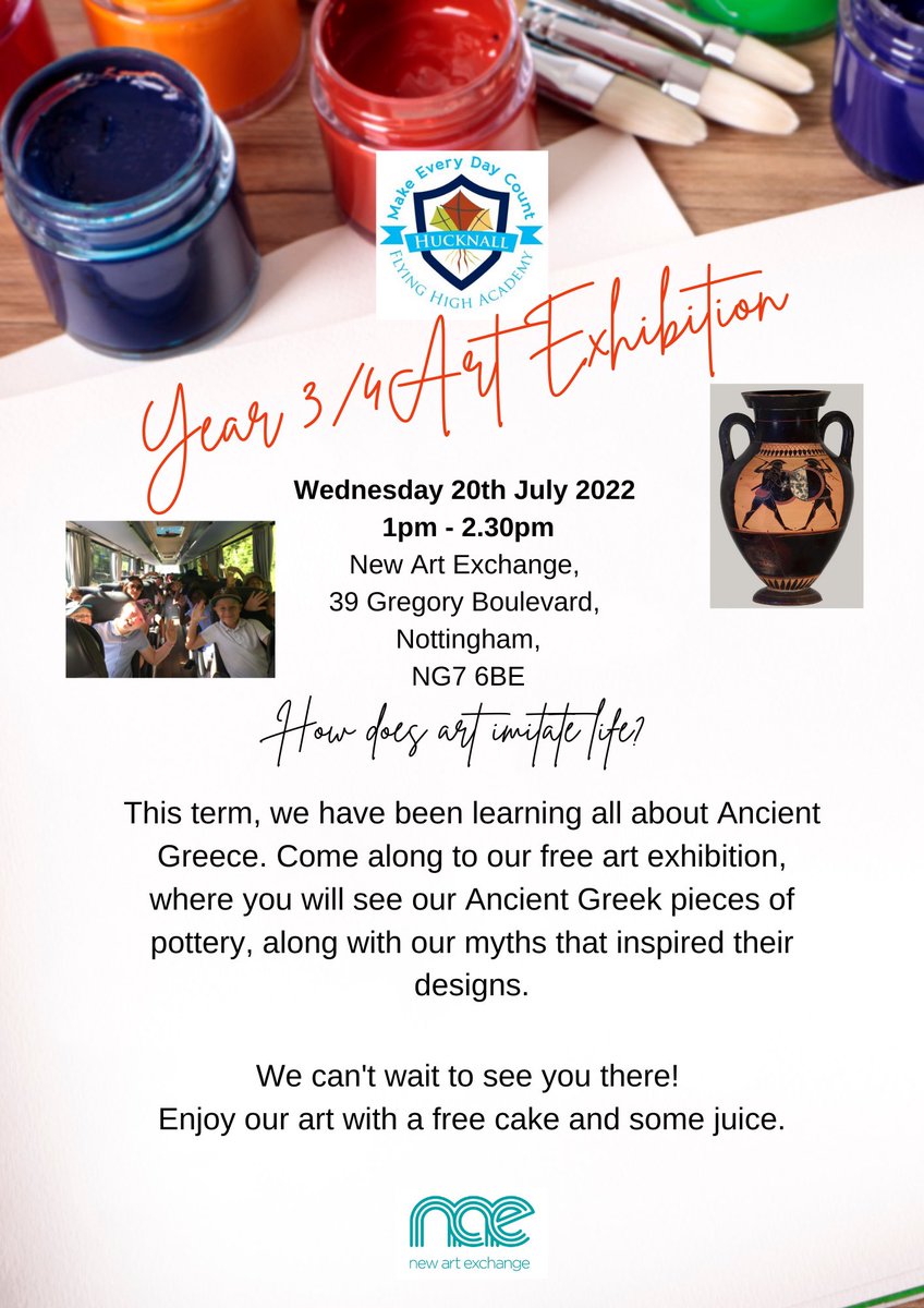 HFHAMissNewton's tweet photo. We are working really hard to get our enquiry outcome ready! Come along to our art exhibition on 20th July! #makeeverydaycount https://t.co/RXegDLOFzk