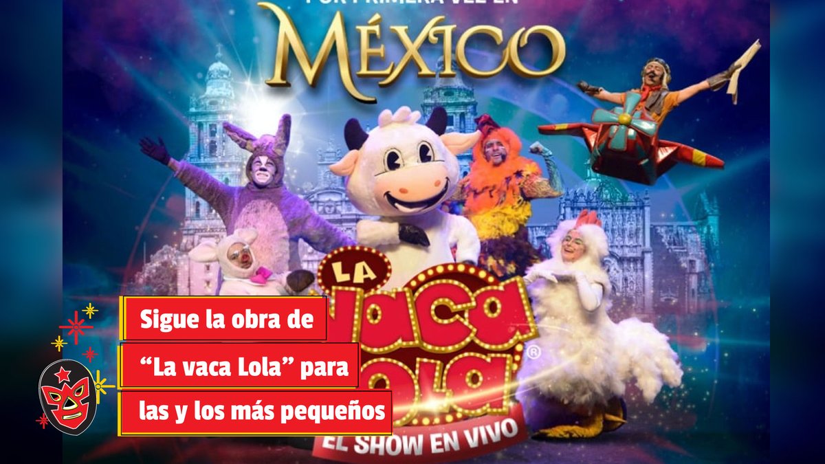 ¡Llegó la hora de disfrutar con las y los más pequeños! 👧🏽👦🏽

Asiste a la obra de teatro de "La Vaca Lola" para bailar y cantar sin parar 🐮

Ana María Gómez, de <a href="/ToyCantando/">Toy Cantando</a>, con los detalles en #CapitalPorCual con <a href="/TapiaFernanda/">Fernanda Tapia‏</a> y <a href="/Ciriacoelcharro/">Ciriaco el Charro</a> | bit.ly/3Pr95z7
