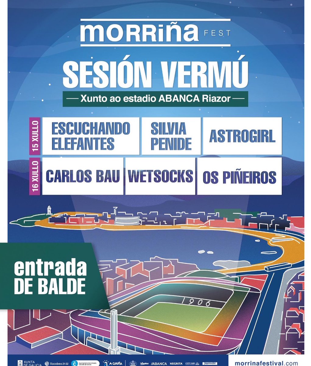 EscuchElefantes's tweet photo. Sorpresa Coruña! Este viernes estaremos tocando dentro del @MorrinaFestival 💫
Podéis uniros todxs los que queráis :)
Abrazos!
#escuchandoelefantes #morriñafest #degratis #coruña https://t.co/GxqfMZAp6i