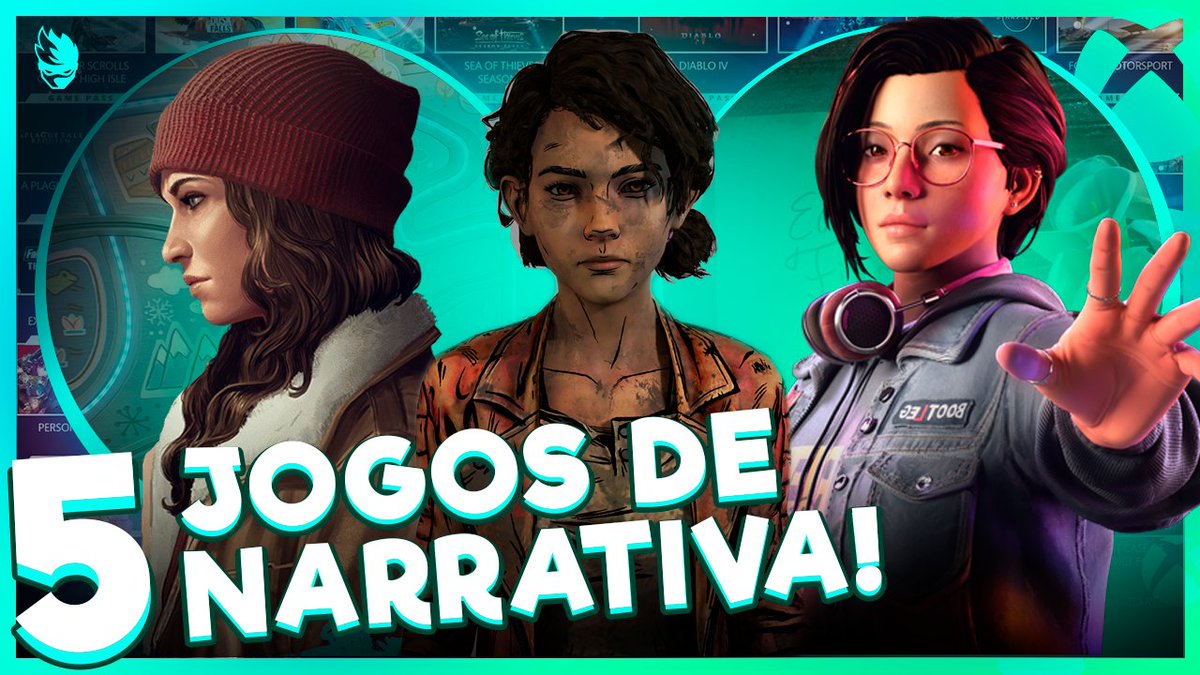 diesekbr's tweet photo. Hora da listinha! 😉 Top 5 jogos focados em narrativa que você encontra no #XboxGamePass 

#Xbox #listinha
📺https://t.co/icu7ancOF1 https://t.co/kexasmmPya