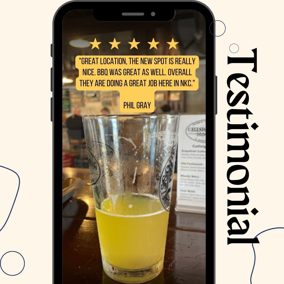 Thank you for the glowing review on Google, Phil! We always appreciate the kind words. #CallsignBrewing #SmallBusinessReviews #NKCBrewing #VeteranOwnedBrewing