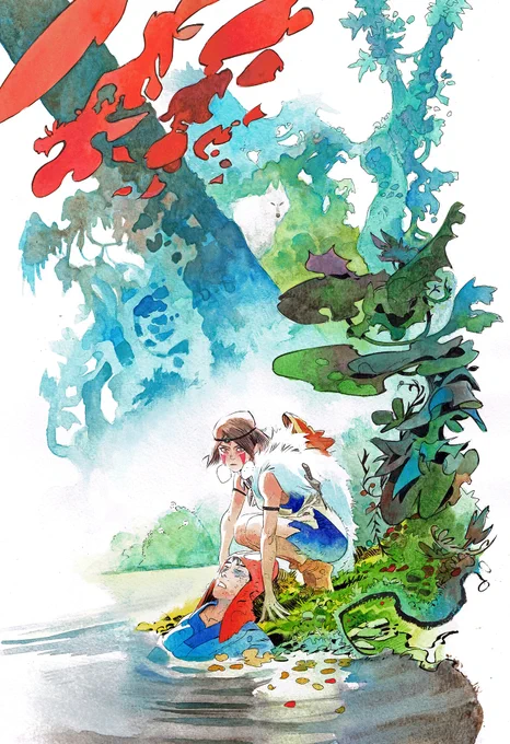 Happy 25th anniversary to #mononokehime 
#ghibli 