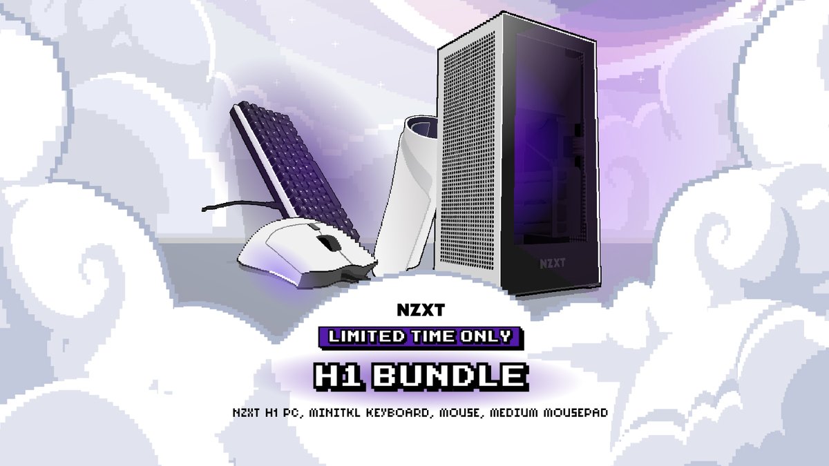 NZXT's tweet image. Some things just pair well together before bed, like cookies &amp;amp; milk!

For a limited time, buy select NZXT prebuilds, and receive a:

- Function Keyboard
- Lift Mouse
- Mousepad 

Dream big, save bigger.

🍪 nzxt.co/dreambigsale