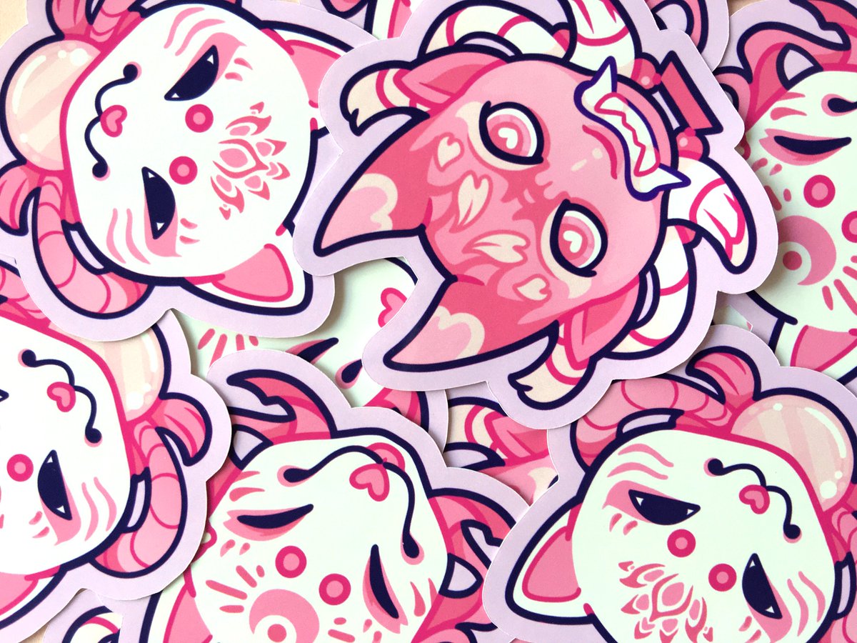 Oni_Sugar's tweet photo. Happy #PortfolioDay! I make cute art and run a shop on Etsy called ✨OniSugar! ✨

I really like drawing yokai and making little fanworks of whatever media I am hyperfixating on at the time. Shop Link in 🧵!! https://t.co/Ma9hQ9qeqV