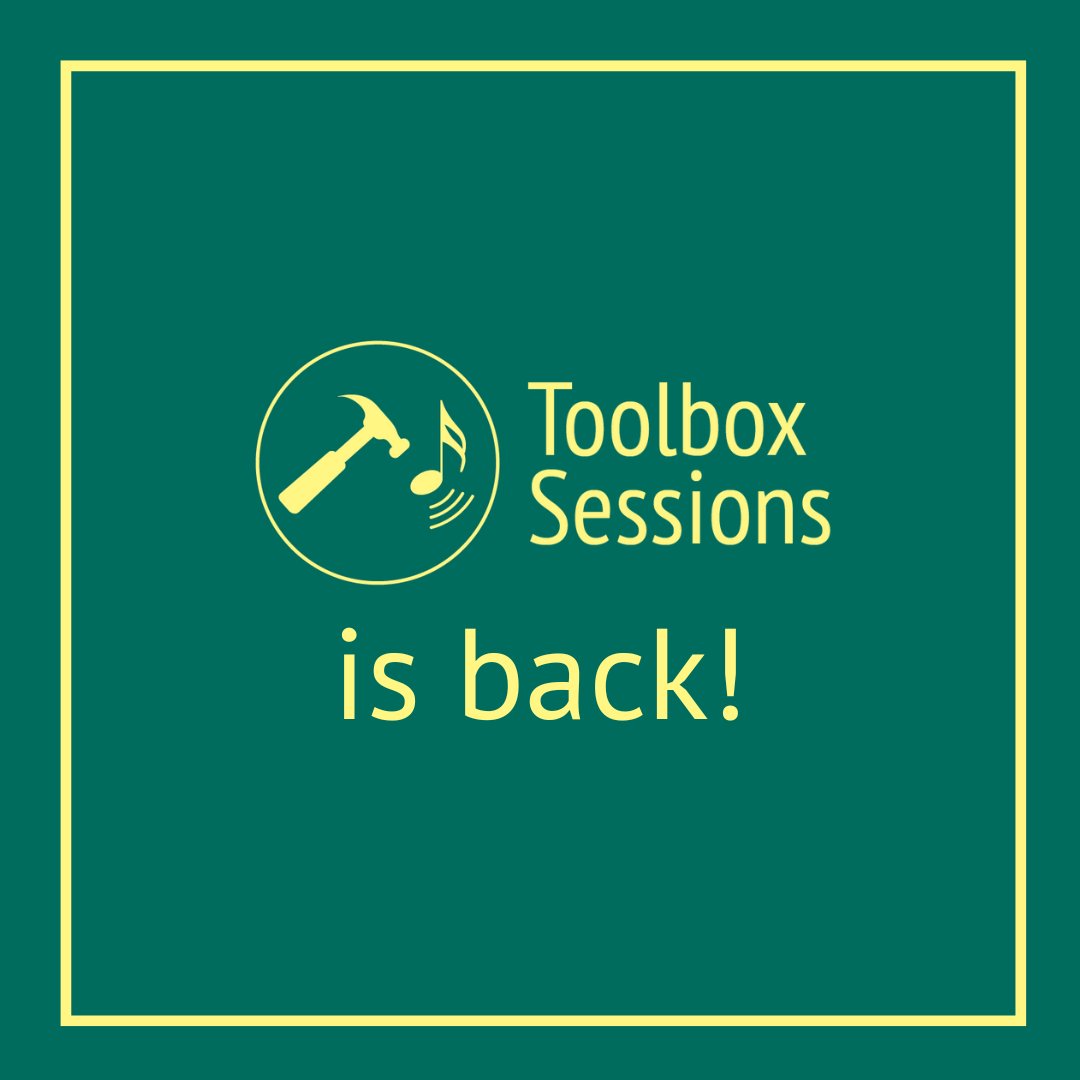 We're back!!

We've taken a brief hiatus after our inaugural Toolbox Sessions conference and we're excited about some upcoming projects!

Much more soon! 

P.S. What music-making activities have you been up to this summer?  #newmusic #musochat #composer