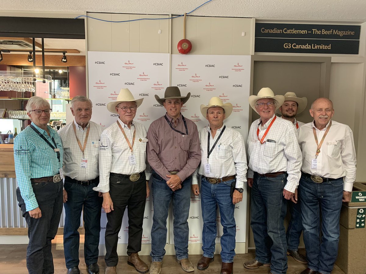 NateHornerAB's tweet photo. Happy to meet with @stampedeiac and discuss the latest developments in our ag sector some of the organizers behind the greatest outdoor show on earth! https://t.co/Qjwl987gz3