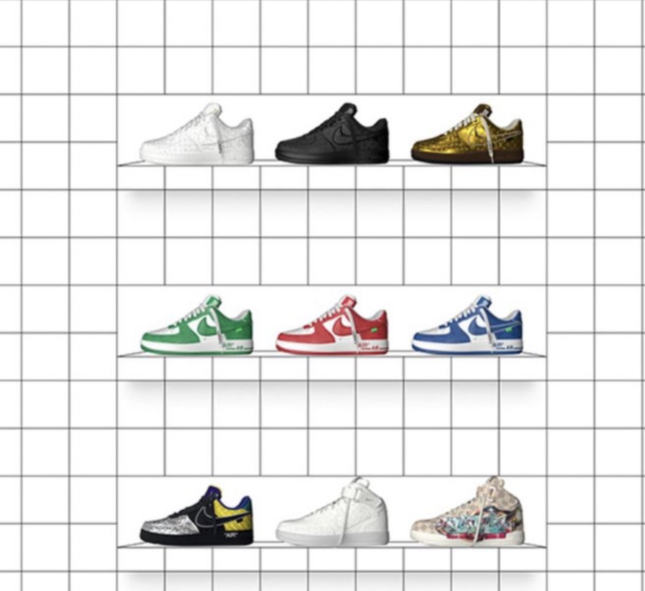 Nice Drops on X: Louis Vuitton x Nike Air Force 1 By Virgil Abloh (July  19) 🗓  / X