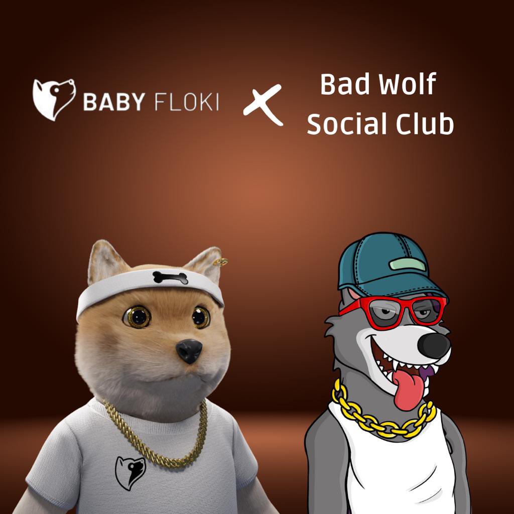 BabyFlokiNFT's tweet photo. 🐕BABYFLOKI x BADWOLFSOCIALCLUB 🐺 

🏆 3 WL spots each 

To enter:
Follow @BabyFlokiNFT &amp; @BadWolfSocial 
❤️ + RT &amp; Tag frens

Ends in 24 hours
#NFTGiveaway https://t.co/npuelUt9mH