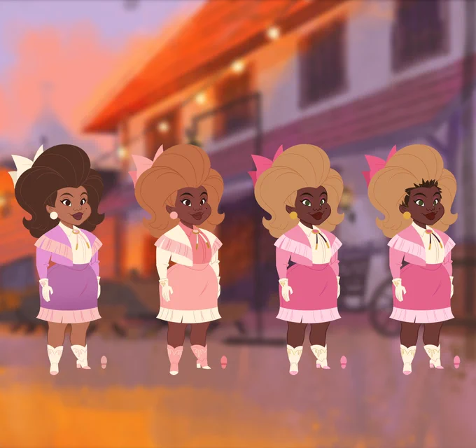 hey hey⭐️ currently looking for full time positions in prop design, color design &amp; bg painting with animation studios🌷
🌸I've recently worked with - disney tva, warner bros animation, cartoon network &amp; bento box #PortfolioDay
https://t.co/c3hUXOB7eW 