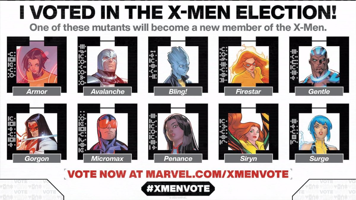 JeffHarris7's tweet photo. Hey, @Marvel , any chance we'll get a second #SecretXMen issue featuring the characters who didn't make the cut in this year's #HellfireGala like we did with last year's? So many fun folks who could use more page-time... #XSpoilers #XMenVote https://t.co/bWLRys1ccm