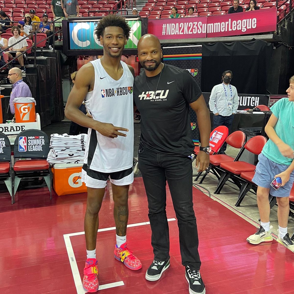 HBCUAllStarGame's tweet photo. HBCU All-Stars x NBA HBCU Showcase 📍Las Vegas #HBCUAllStars #TheBestInBlackCollegeBasketball https://t.co/WgAj0FqzAY