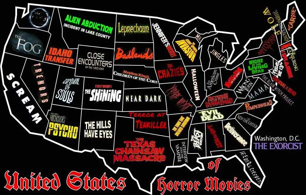 1carolinagirl's tweet photo. What State are you #HorrorFamly🍿💀🔪 https://t.co/RqFvTAUI8R