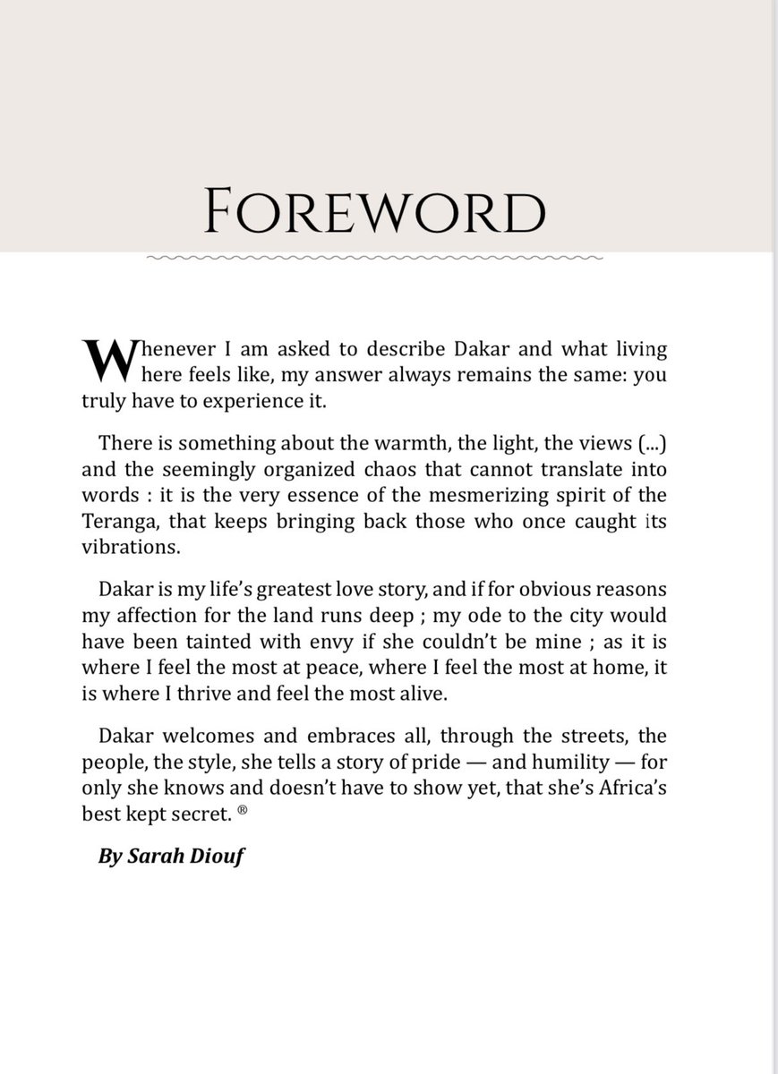 coolblackgirl's tweet photo. I'm so excited to share what I’ve been working on – "When in Dakar", my new eBook that's a compilation of all the wonderful places in Dakar! Foreword by the amazing Sarah Diouf, and opening remarks by me. Here is the link to buy the book🤍 : https://t.co/zNWVeEgjVl https://t.co/7TvGBatYtd