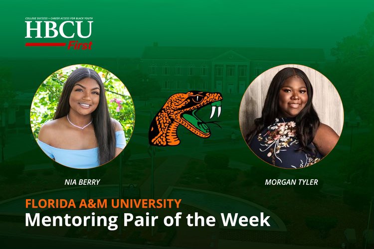 HBCUFirst's tweet photo. Congratulations to Nia Berry and Morgan Tyler of Florida A&M University for winning Mentoring Pair of the Week for Week 8! Wonderful job ladies!
#FAMU #MentoringPairoftheWeek #ExplorePage #HBCUProgram #HBCUFirst https://t.co/FTCnflct8r