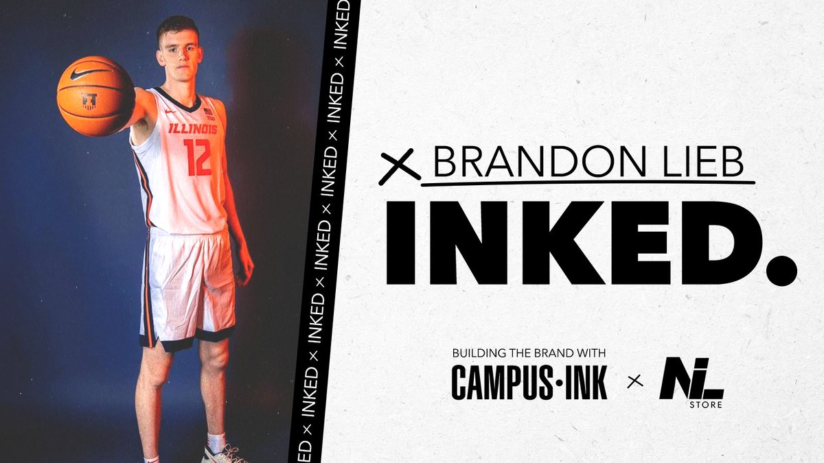 Illinois NIL Store (@illinistore) on Twitter photo JUST IN: Brandon Lieb of Illinois men's basketball is building the brand with <a href="/campus_ink/">Campus Ink</a> and the <a href="/nil_store/">The NIL Store</a>!
Stay tuned for his first merch drop! JUST IN: Brandon Lieb of Illinois men's basketball is building the brand with <a href="/campus_ink/">Campus Ink</a> and the <a href="/nil_store/">The NIL Store</a>!
Stay tuned for his first merch drop!