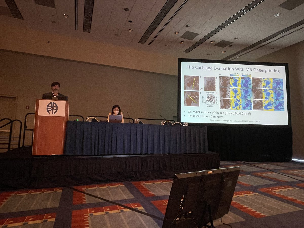 Nicole Wake (@wake_imaging) on Twitter photo Excited to see <a href="/RicLattanzi/">Riccardo Lattanzi</a> from <a href="/cai2r/">Center for Advanced Imaging Innovation & Research</a> presenting on multi-parametric quantitative #MRI @AAPM2022 Excited to see <a href="/RicLattanzi/">Riccardo Lattanzi</a> from <a href="/cai2r/">Center for Advanced Imaging Innovation & Research</a> presenting on multi-parametric quantitative #MRI @AAPM2022