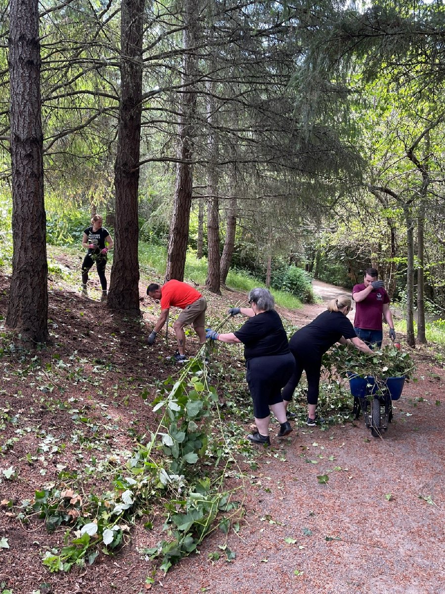 forritcu's tweet photo. We had a blast at our first clean up at Turner Creek Park. Shoutout to #ForritCU members, their family &amp; friends for the hard work keeping the trails healthy for all to enjoy.

Thank you to our CU friends from @WaunaCU @PointWestCU and @GoWestCUA for joining us! @CityofHillsboro https://t.co/SfZVJrnV42