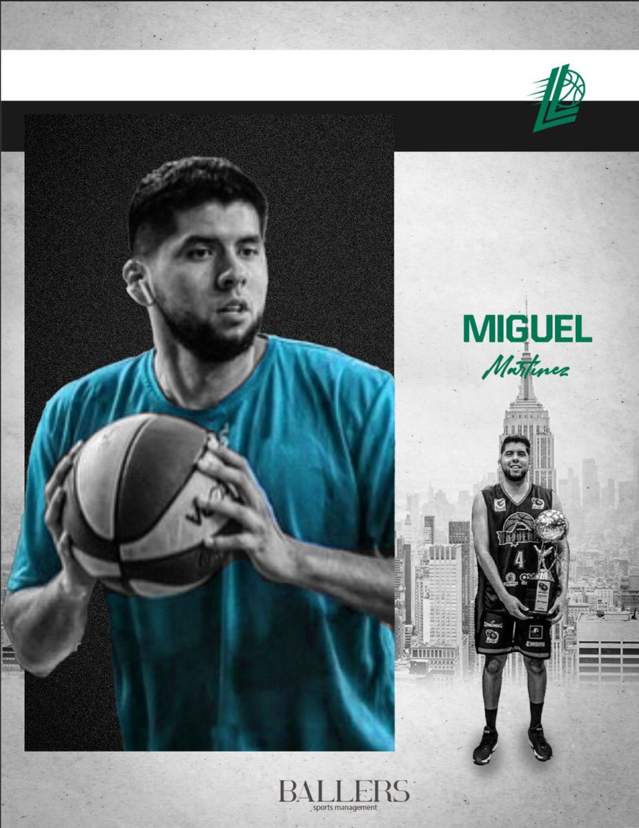 MAGEMConsulting's tweet photo. Miguel Martínez  firma con Abejas de León  @abejasdeleon que participará en @LNBPoficial . Éxito Miguel…
.
.
.
.
.
#miguel #martínez #pf #baller #ballerssm  #maztlán #agency #mexicancrew🇲🇽 #mexican #realmexican #abejas🐝 #león #lnbp https://t.co/DfPmGS81O4