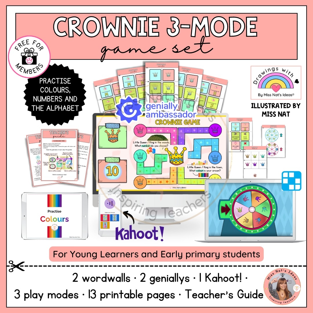 clasesfelices's tweet photo. 🎁 Este kit es #GRATIS PARA MIEMBROS!
👏 El #juego es enteramente ilustrado y diseñado por mí, y la dinámica tambien.
Tiene 3 modos de jugar, e incluye 2 #wordwalls, 2 #geniallys, 1 #kahoot y el juego #imprimible. Tambien viene con guía para el maestro/a.
¿Aún no sos miembro/a? https://t.co/U77O1LOylk