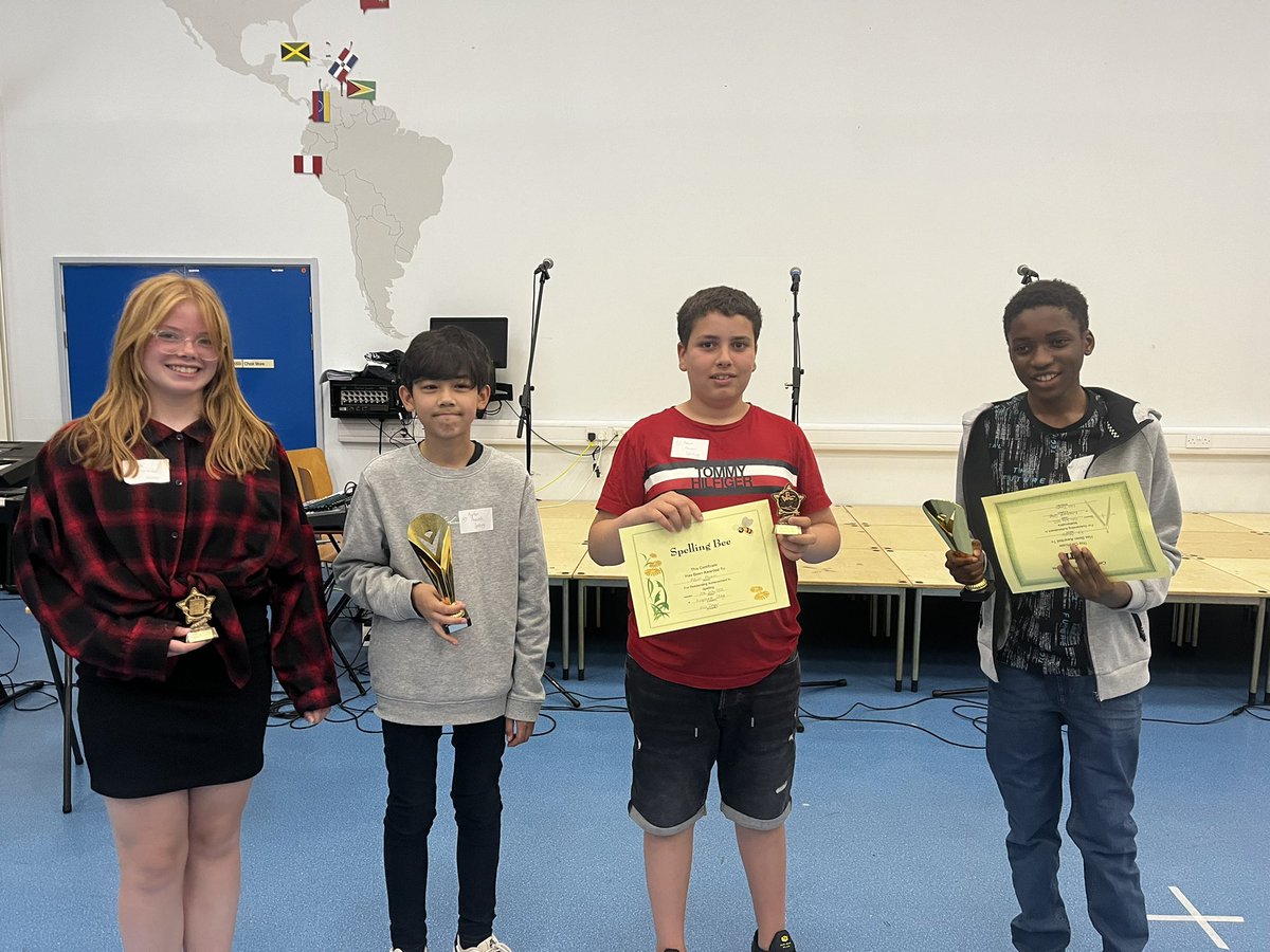 HayleyDraper8's tweet photo. Our sensational winners and runners up of the Spelling Bee and Mental Maths Bee @KingsthorpeCo this evening. There were audible gasps at some of the words spelt and the speed of the maths answers was on another level! Incredibly proud of all the students who took part #mostable https://t.co/lKWxwnCFGb